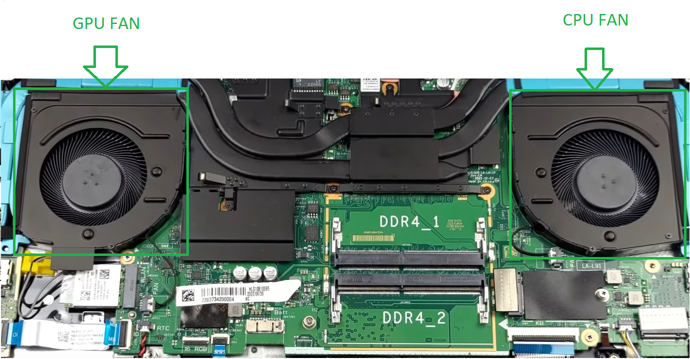 Compatible Cooling Fan Set CPU + GPU for Lenovo 5H40S20625 5H40S20626 5H40S20627 5H40S20628 5H40S20903 5H40S20904 5H40S20574 5H40S20575 DFS5K223052833