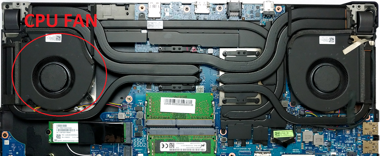 Original CPU Cooling Fan for ASUS DFSCM227163927 13NR0540P01011 13NR0880P01011 6033B0111301 6033B0092301