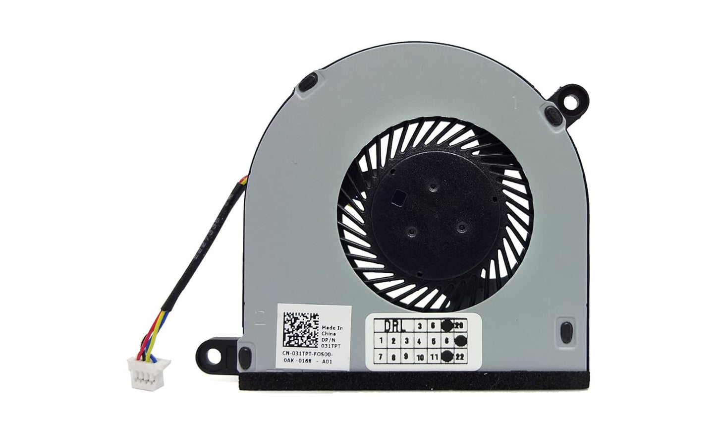 Compatible CPU Cooling Fan for Dell 31TPT 031TPT DFB451005M20T 023.1006M.0012 Inspiron 13 5379 7368 7378 15 5578 7569 7579
