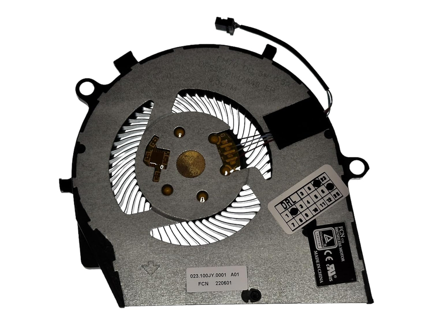 Compatible CPU Cooling Fan for BN7506S5H-N02P PB7006S05LN2 023.100JY.0001, 023.100JY.0011 023.100JX.0011