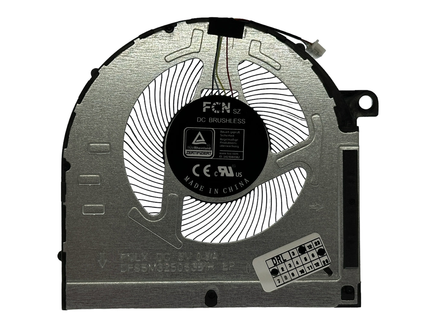 Compatible Cooling Fan Set CPU + GPU for Lenovo DFS5M325063B1H FNLX, DFS5K12B159A1H FNLY, BAPB0809R5HHY002 BAPB0809R5HY001 5H40S20430 5H40S20431 5H40S2043