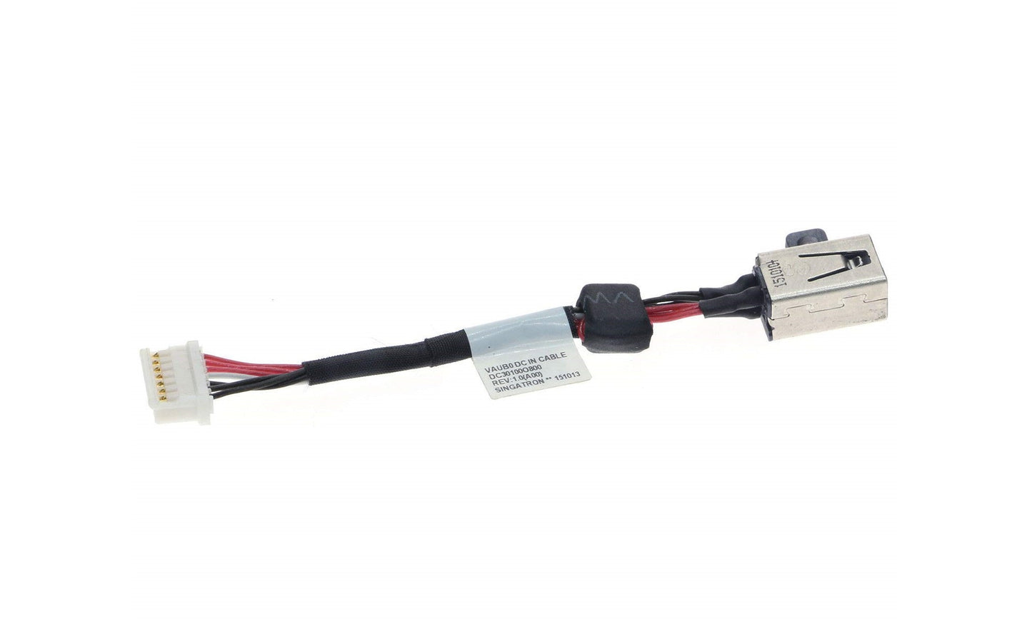 Compatible DC Power Jack charging port for Dell DC30100O800 REV:1.0(A00)