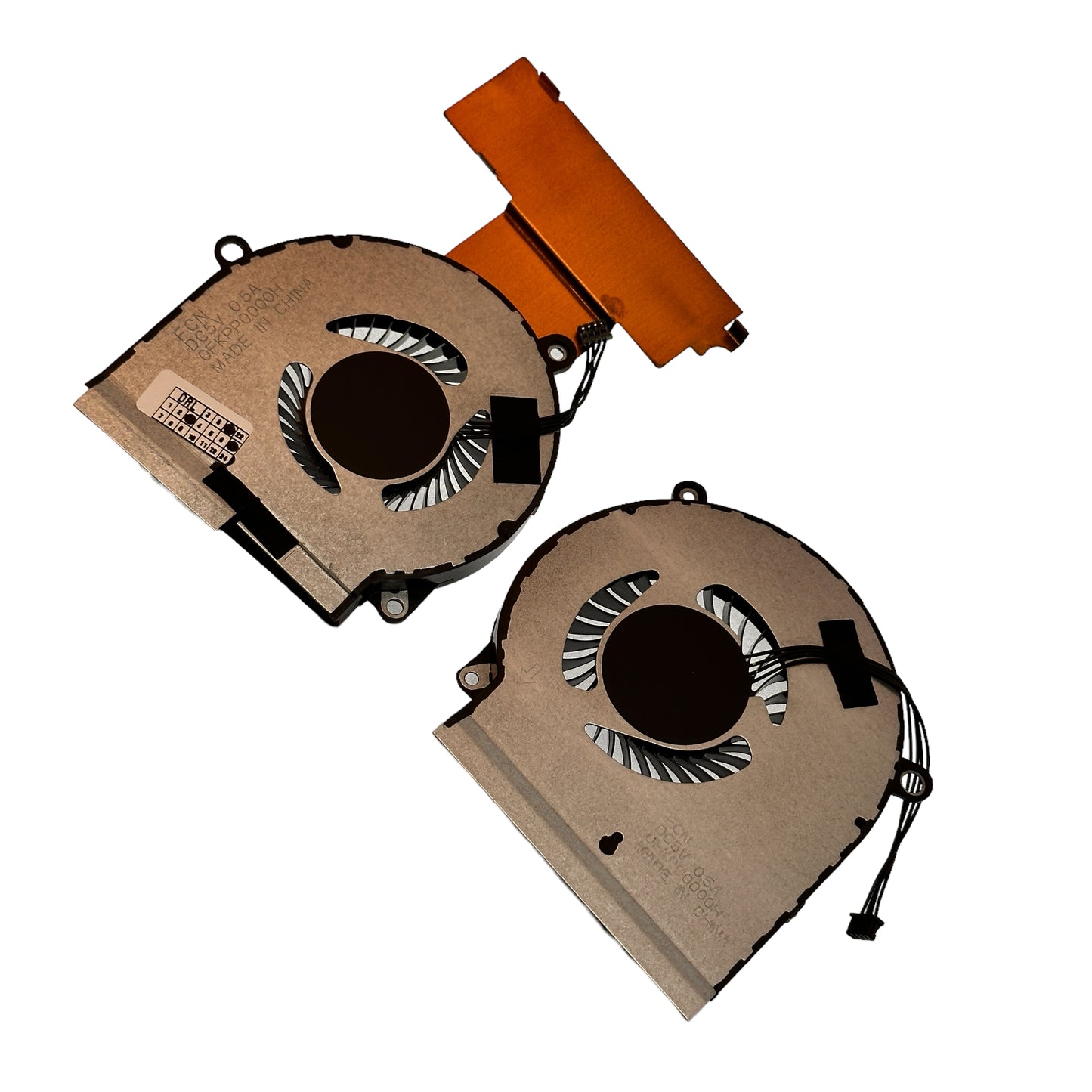 Compatible Cooling Fan Set CPU + GPU for HP L29354-001 L29355-001 L30203-001 L30204-001 L24359-001 NFB75A05H-007 NFB80A05H-004 0FKPP0000H 0FKP00000H