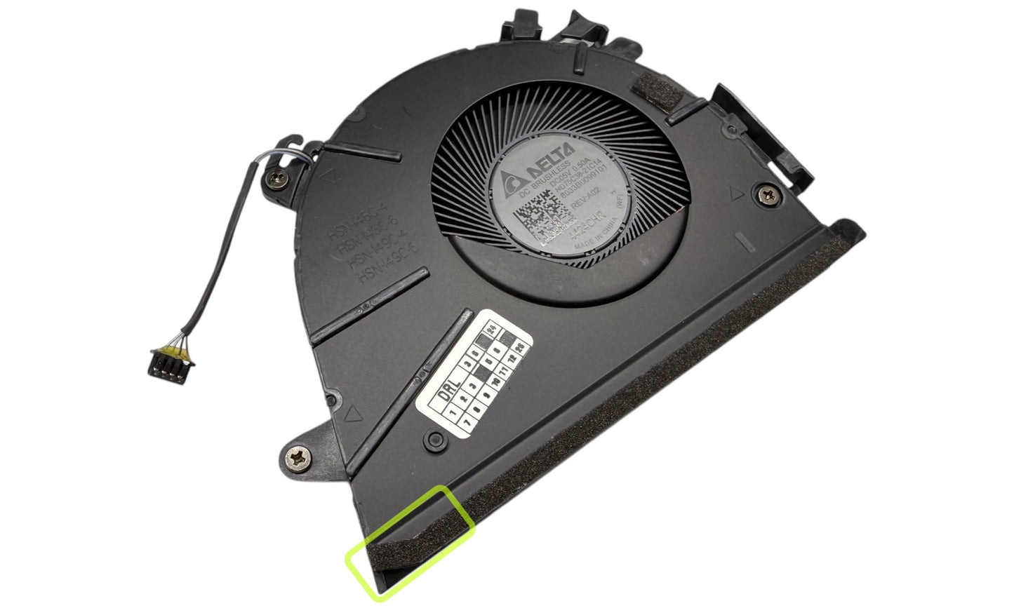 Compatible CPU Cooling Fan for HP N09035-001 ND75C38-21C14 6033B0099101 HSN-I45C-4 HSN-I45C-6 HSN-I49C-4 HSN-I49C-6