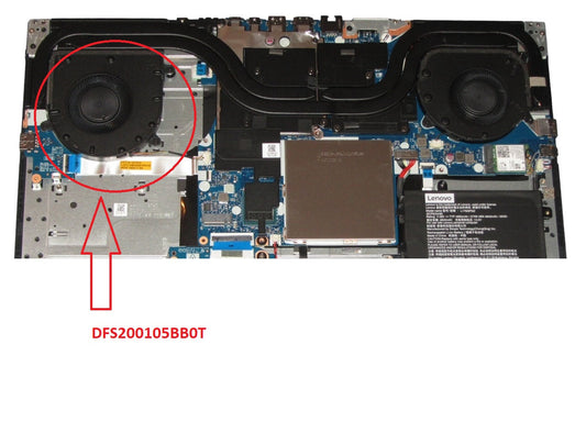 Tutorial: How to Replace the CPU Fan in Lenovo Legion (Y540-17IRH Type 81Q4, Y540-17IRH-PG0 Type 81T3) - 5F10S13888 DFS200105BB0T