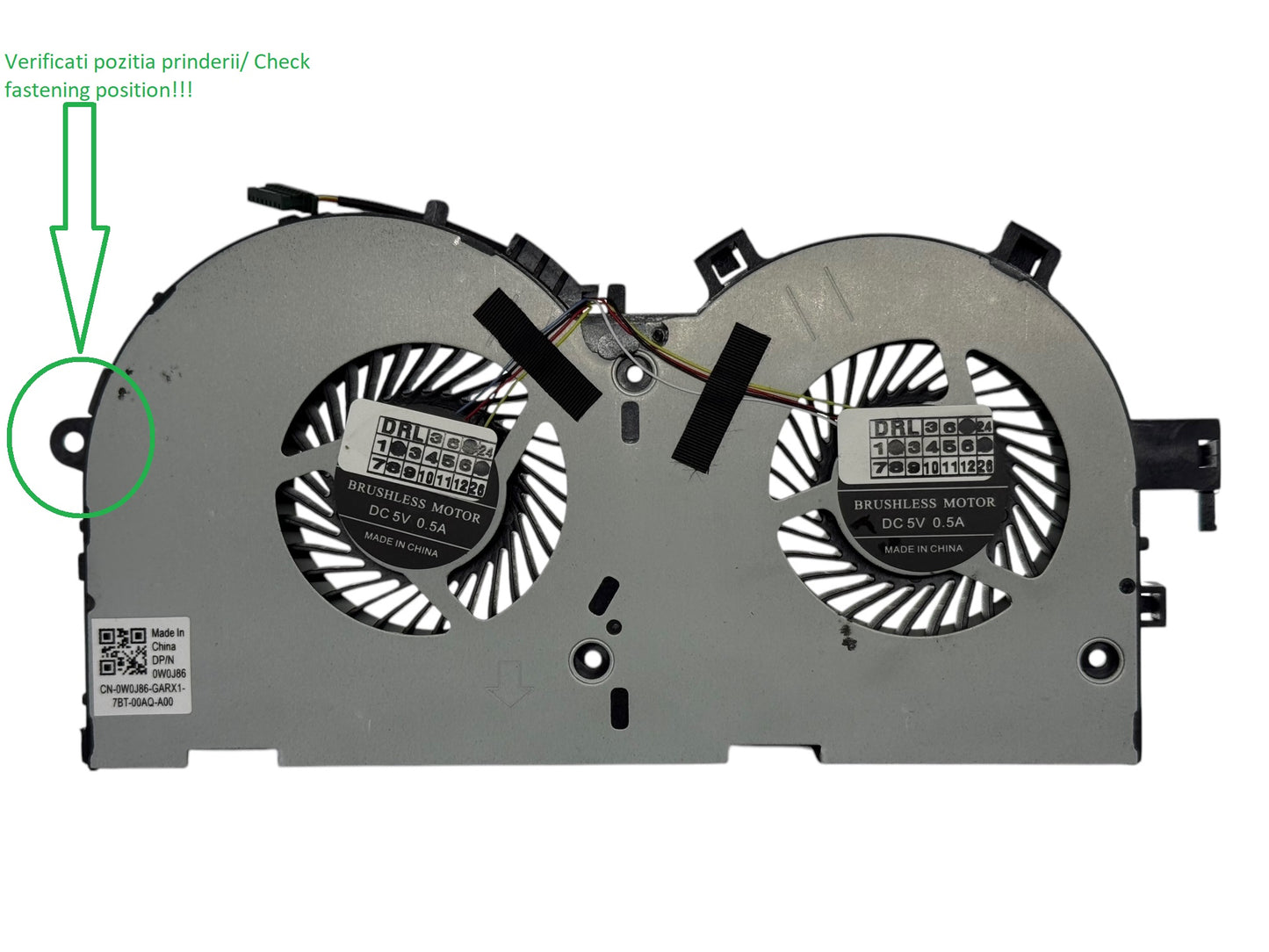 CPU Cooling System for Lenovo 5F10P24365 MG75100V1-C020-S9A 20170306