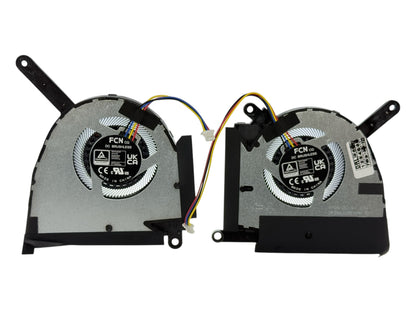 Compatible Cooling Fan Set CPU + GPU for Asus 13NR0950P01011 13NR0950P02011 DFS5K22305283E FP85, DFS5K22115371E FP86