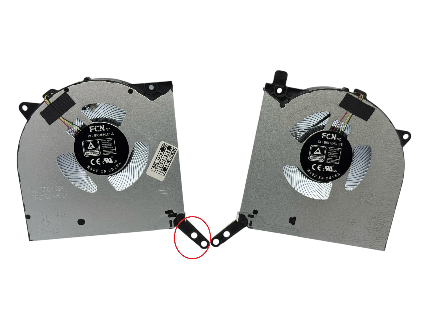 Compatible Cooling Fan Set CPU + GPU for Lenovo 5H40S20277 5H40S20278 5H40S20279 5H40S20280 5H40S20281 5H40S20282 FNKD FNKF DFSAL12E064860