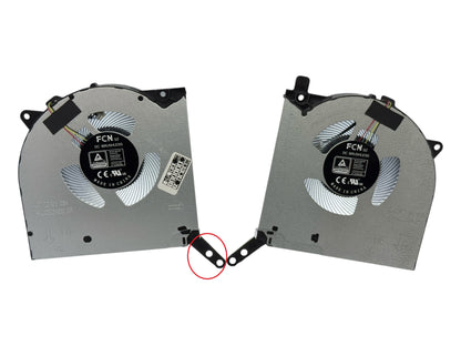 Compatible Cooling Fan Set CPU + GPU for Lenovo 5H40S20277 5H40S20278 5H40S20279 5H40S20280 5H40S20281 5H40S20282 FNKD FNKF DFSAL12E064860