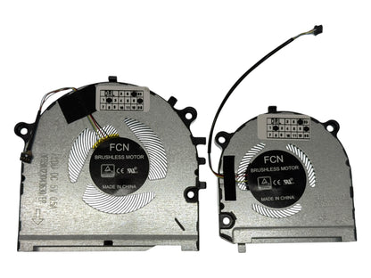 Compatible Cooling Fan Set CPU + GPU for Lenovo DFS5K123043630 DFS150305140T NS55C09-18G05 ND55C34-19A13