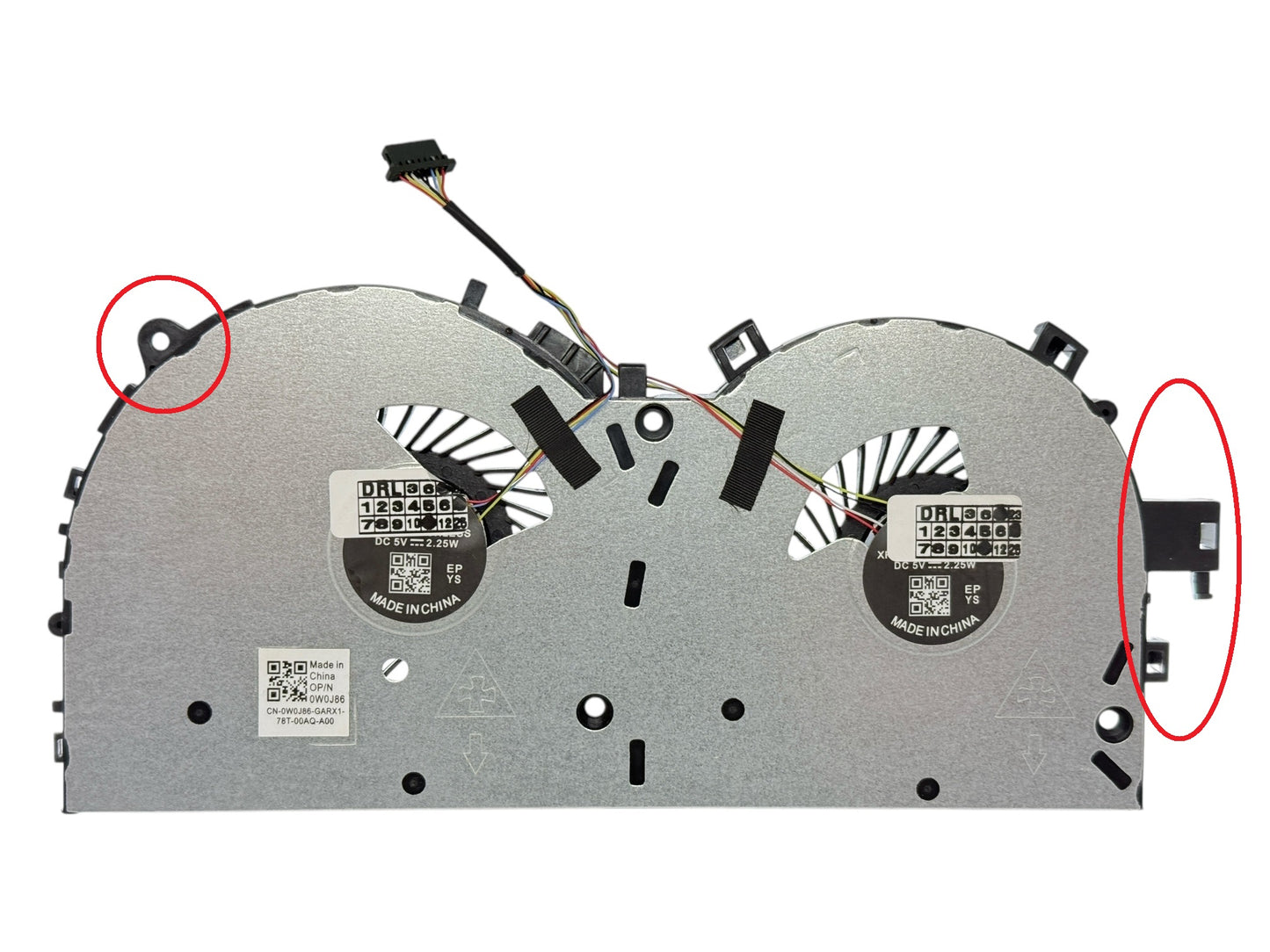Compatible cooler assembly for Lenovo 5F10N00256 5F10N00241 DC28000D6F0 DFS2004059V0T EF75090S1-C060-S9A DC28000D6S1 SUO1