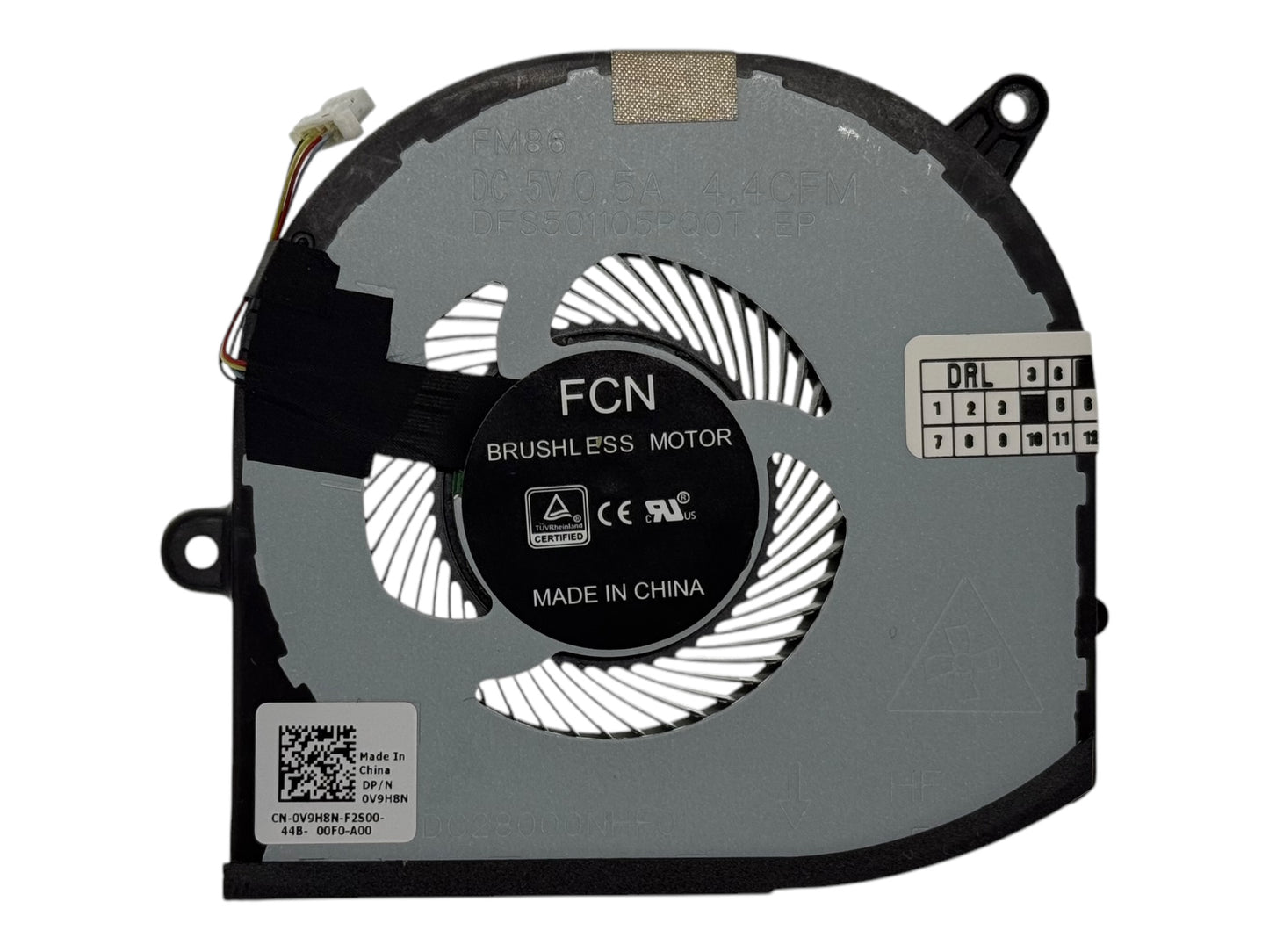 Compatible GPU Cooling Fan for Dell V9H8N 0V9H8N TK9J1 0TK9J1 DC28000NHD0 DC28000NHF0 DC28000IPF0 DFS201105PR0T