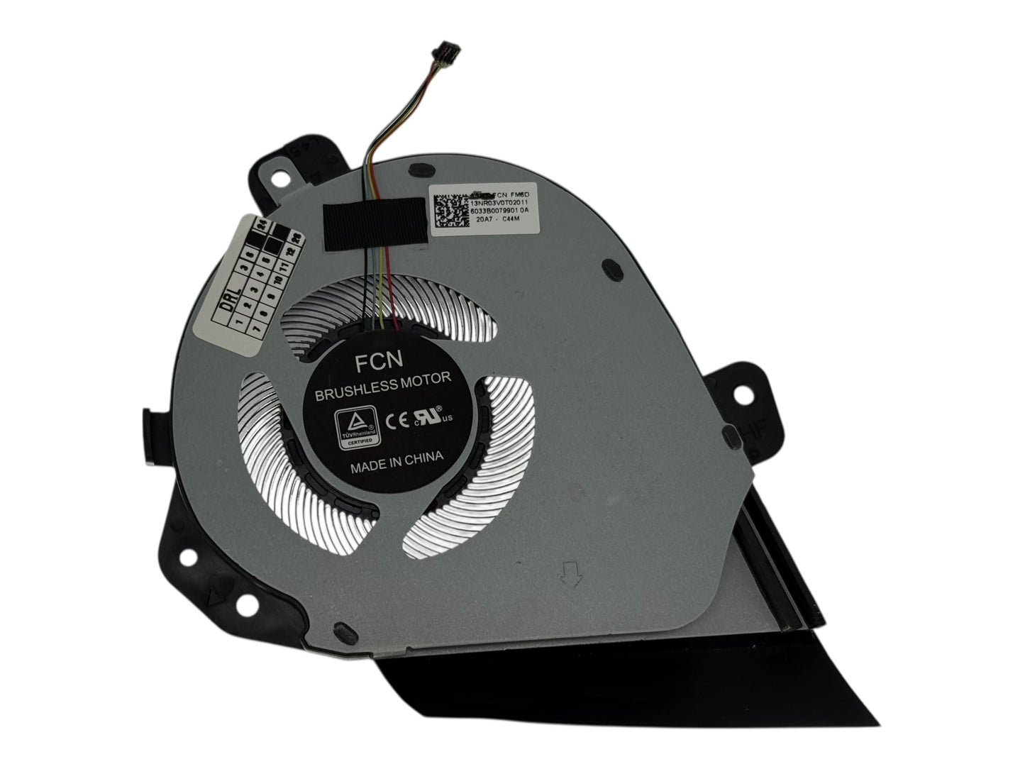 Compatible CPU Cooling Fan for Asus 13NR0210T01111 13NR03V0T02011 DFS5K12115491P DFS5K12115491R