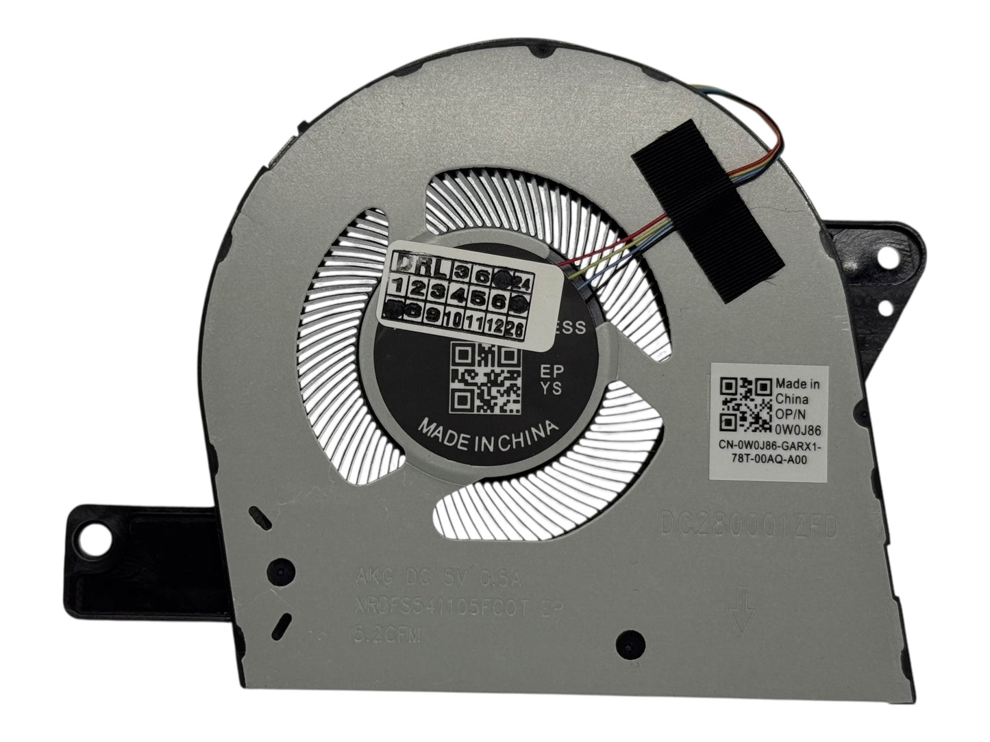 Compatible CPU Cooling Fan for Dell C5F86, 0C5F86, DC28000IZFL