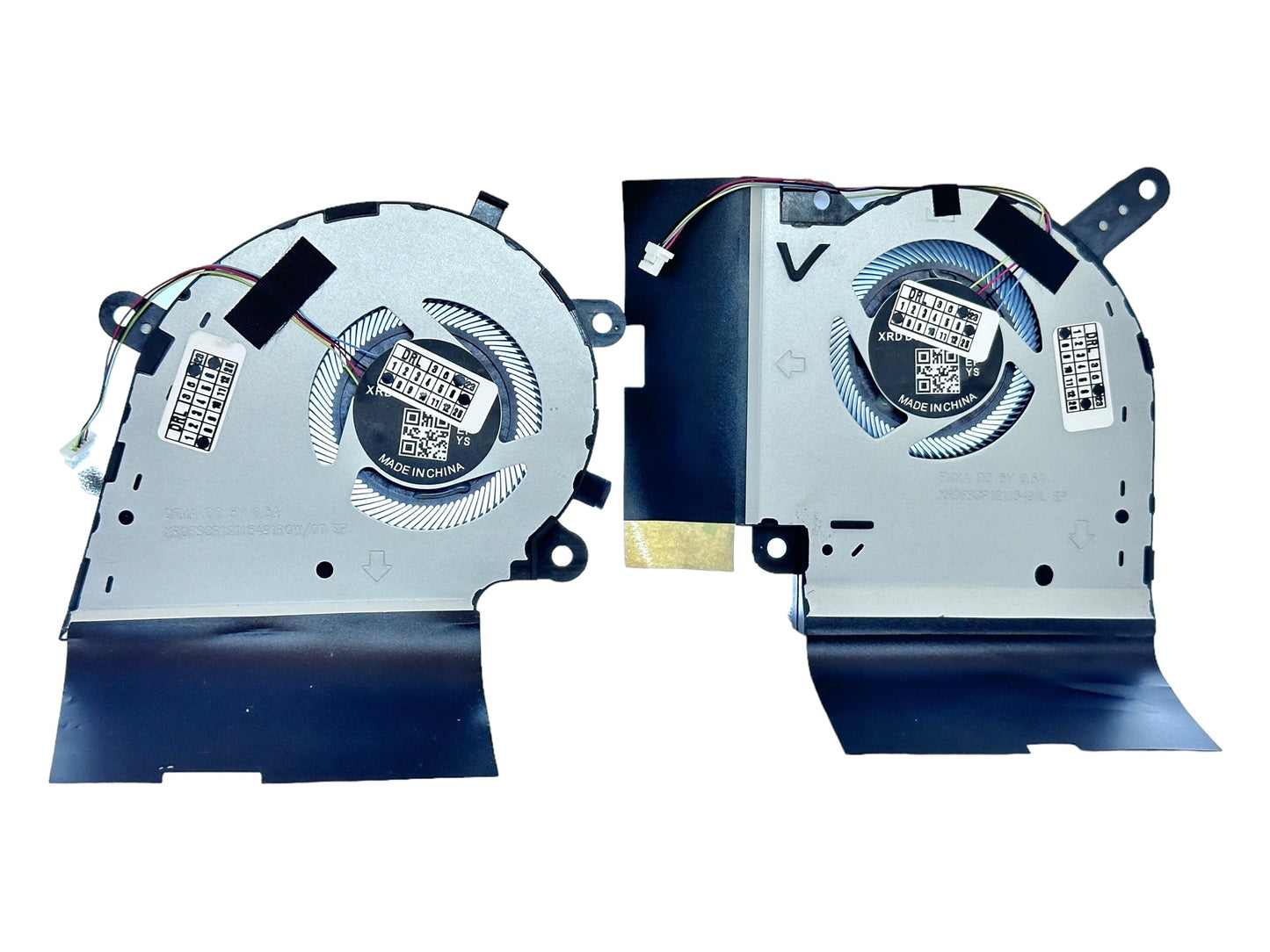 Compatible Cooling Fan Set CPU + GPU for Asus DFS5K12304363L FLKL FMMM, DFS5K12115491L FMMA FMMR