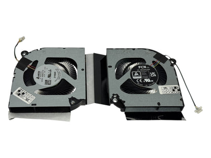 Original Cooling Fan Set CPU + GPU for Acer QFJN2.001 23.QGPN2.001 23.QGPN2.002 23.QFJN2.002 DFSCL12E16486M NS8CC19-21G12 DFSCK22D05883M NS8CC19-21G11