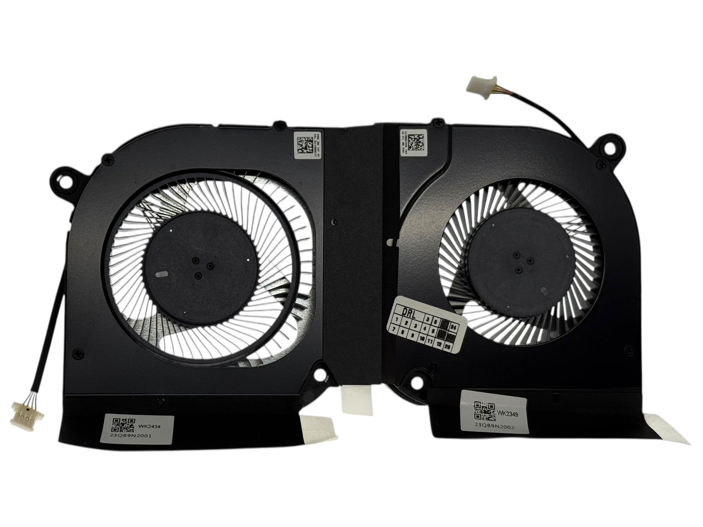 Original Cooling Fan Set CPU + GPU for Acer 23.QB9N2.002 23.QB9N2.001 23.Q7KN2.002 23.QDQN2.001 23.Q7KN2.001 23QB9N2001 23QDQN2001 23Q7KN2001 DC28000QDF0 DC28000XNF0 DC28000X1D0 DFS5K223052836 NS85C51-20H13 NS85C55-20H15, DC28000X0D0