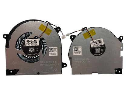 Compatible Cooling Fan Set CPU + GPU for Lenovo 5F10S13888 DFS200105BB0T FLG0 FLGC, XRDFS200205BN0T FLCW FLCN, XRF2021CA0J FPKW