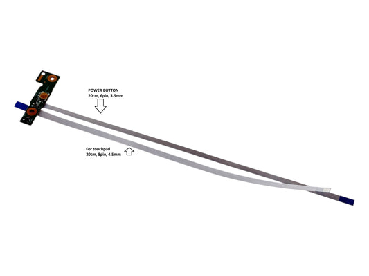 FFC Touchpad + Buton Power FFC for Asus 90NB00W0-R10020 90NB0670-R10010 14010-00046300 14010-00046600 14010-00422100