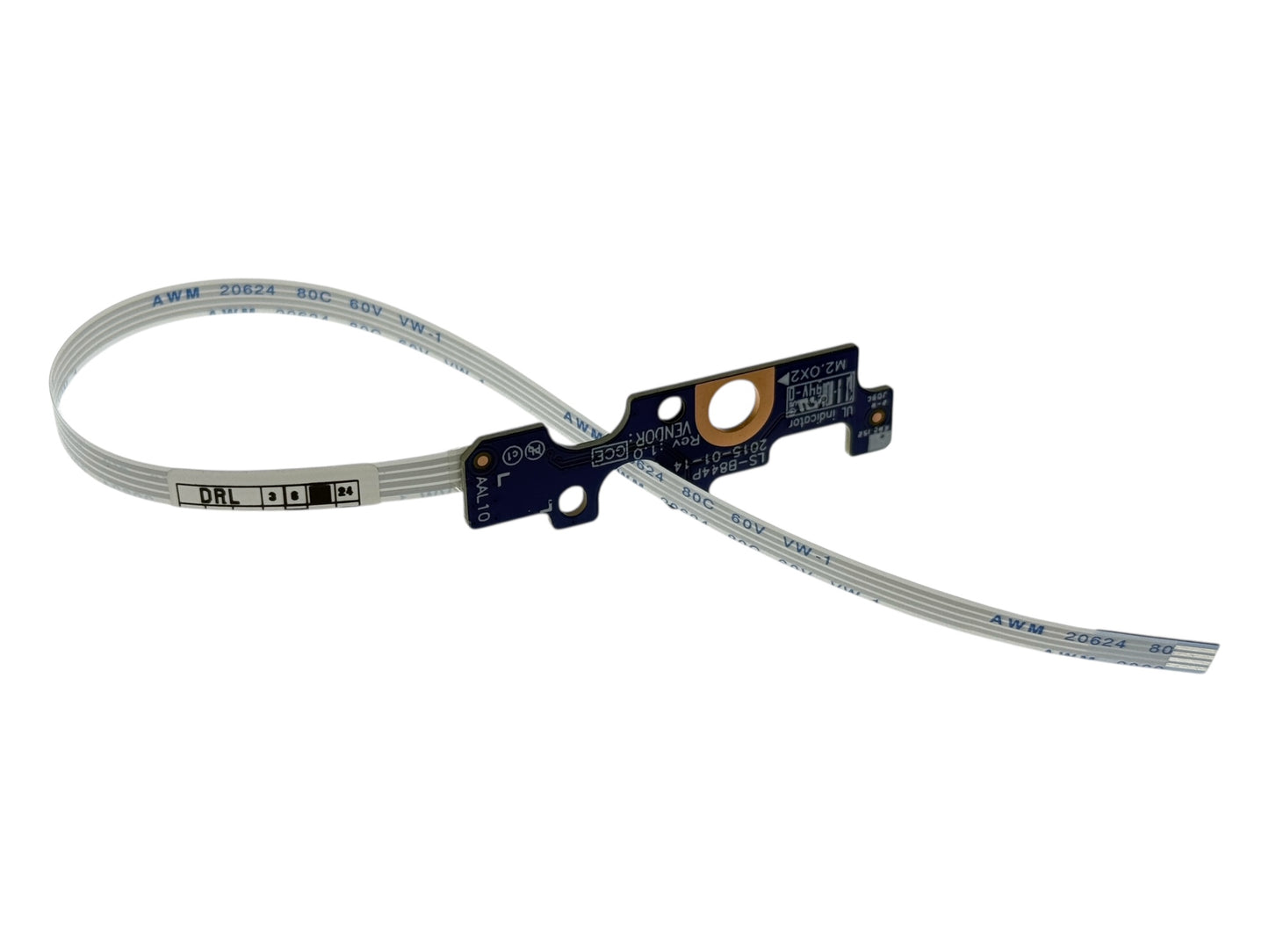 Compatible On/Off Switch for Dell 94MFG 094MFG 10W9N 010W9N LS-B844P AAL20 NBX00015200 NBX0001QF0 NBX0001S200, AAL20_POWER_BOARD_FPC_BDW