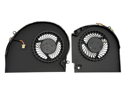 Compatible Cooling Fan Set CPU + GPU for Dell Y0DM6 0Y0DM6 V613M 0V613M Y6MN4 0Y6MN4 DC28000IHS0, MG75090V1-C080-S9A, MG75090V1-C090-S9A DC28000IGS0, AT26T002ZR0, MG75090V1-C060-S9A MG75090V1-C070-S9A