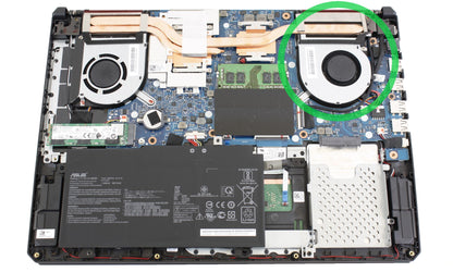 Original CPU Cooling Fan for Asus DFS5K12304363H EP 1323-01AW0A2 13NR00S0M11011 13NR00S0M09011 13NR00S0M09111