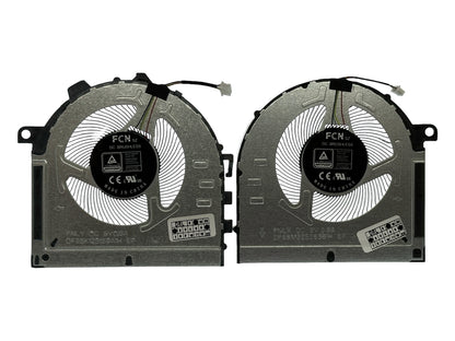 Compatible Cooling Fan Set CPU + GPU for Lenovo DFS5M325063B1H FNLX, DFS5K12B159A1H FNLY, BAPB0809R5HHY002 BAPB0809R5HY001 5H40S20430 5H40S20431 5H40S2043