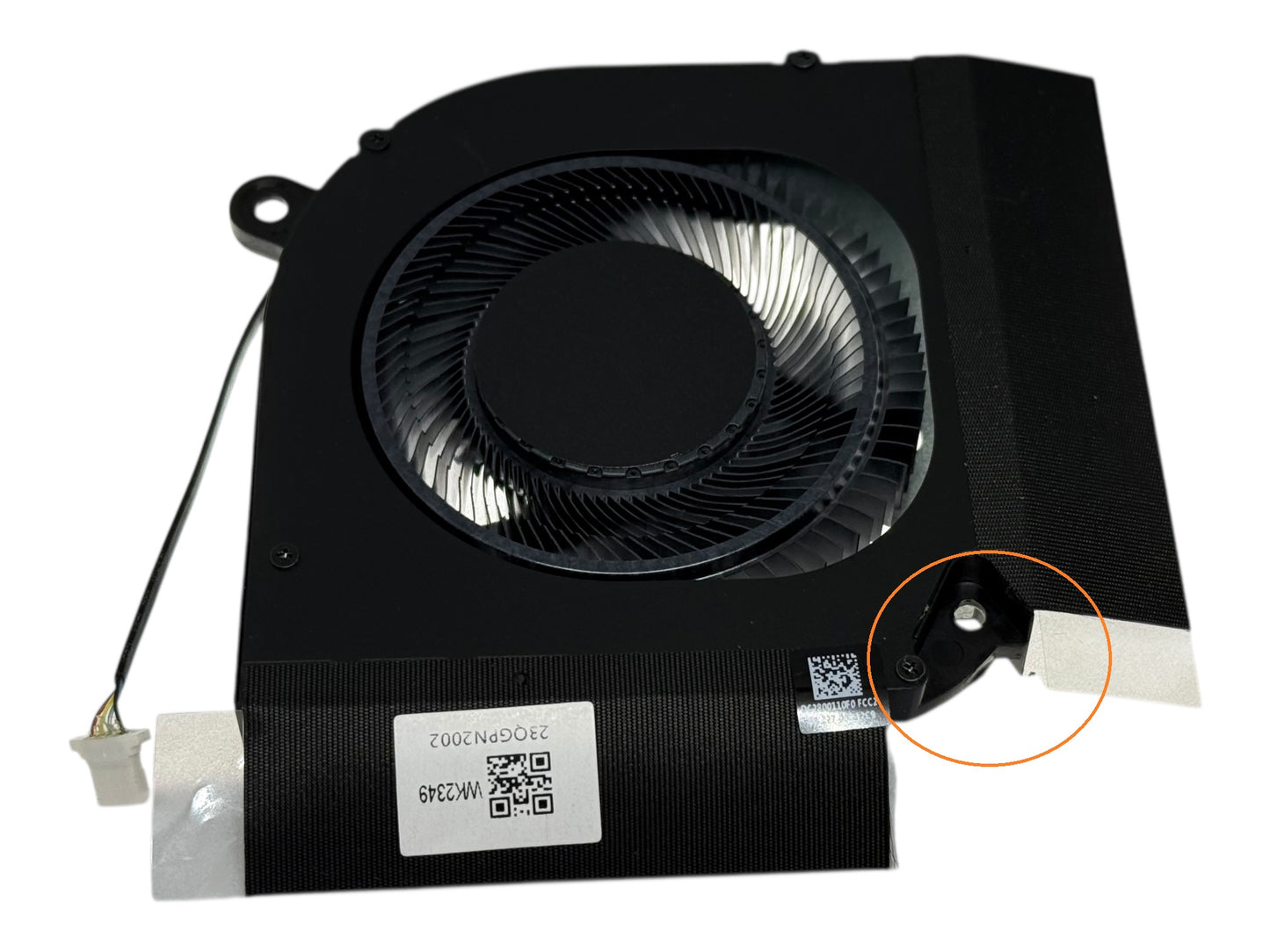 Original GPU Cooling Fan for Acer 23.QGPN2.002 23.QFJN2.002 DFSCK22D05883M DC280010WF0 DFSCL12E06486T NS8CC19-21G11