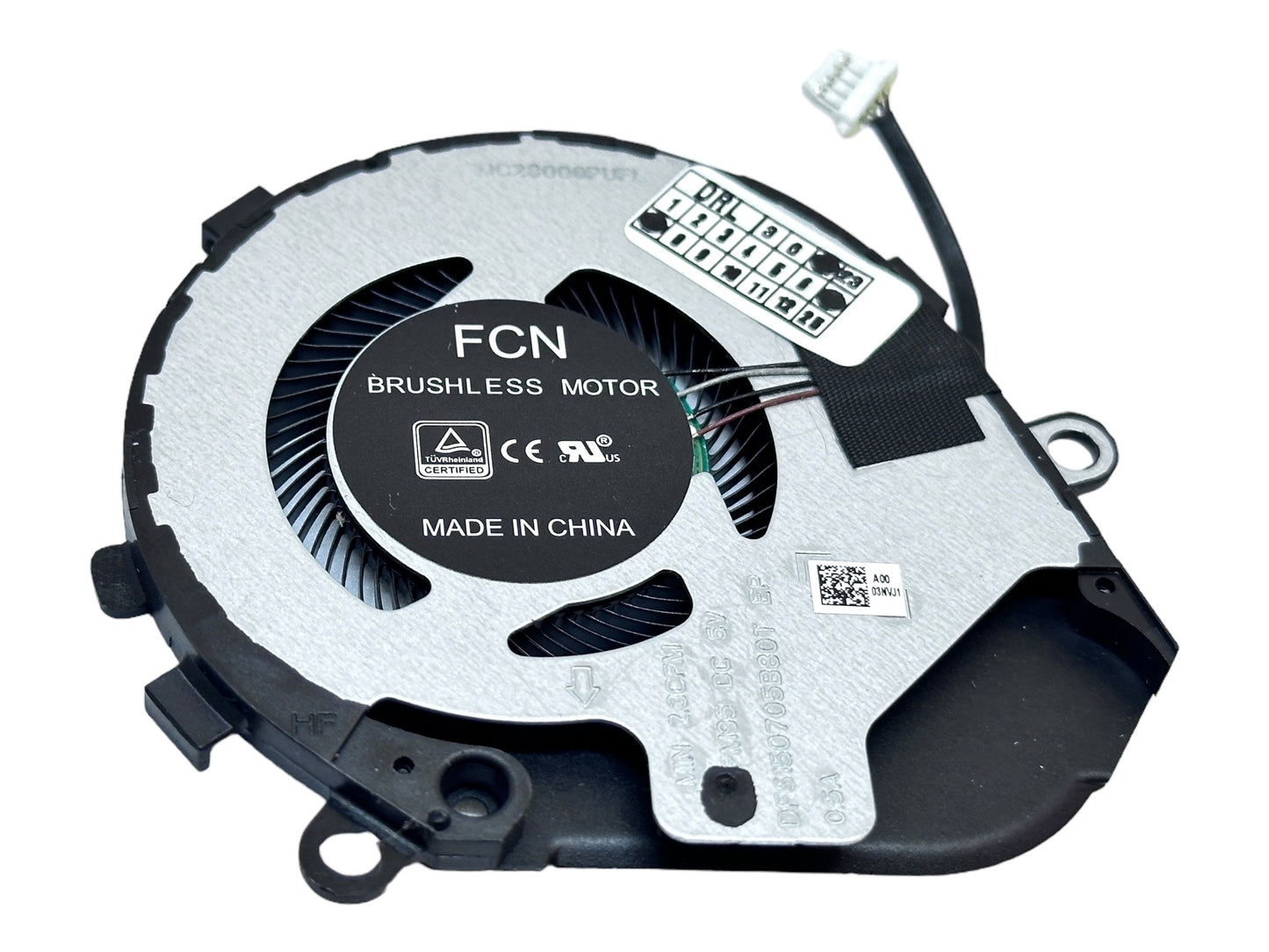 Compatible CPU Cooling Fan for Dell 3NVJ1 03NVJ1 AT2UW001ZSL EG50040S1-CJ50-S9A DC28000PUSL DC28000PUFL DFS150705B80T-FM95