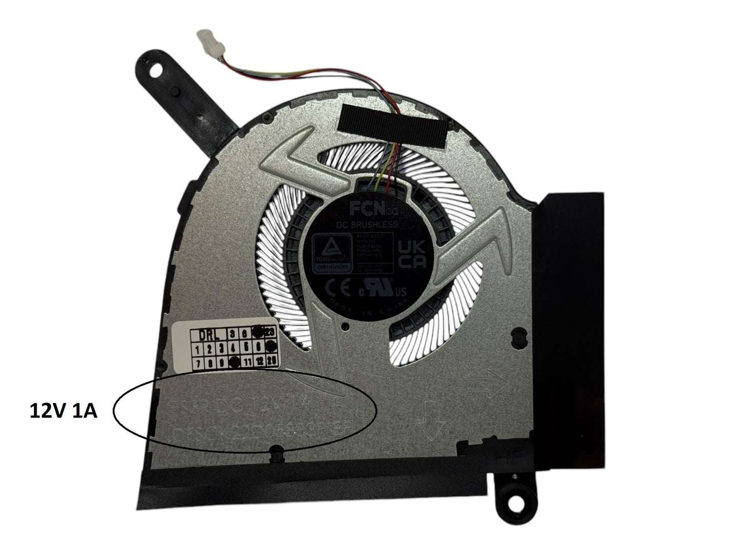 Compatible GPU Cooling Fan for  Asus DFSCK22D05883P FS3R, 6033B0131501 13NR0HW0M02011