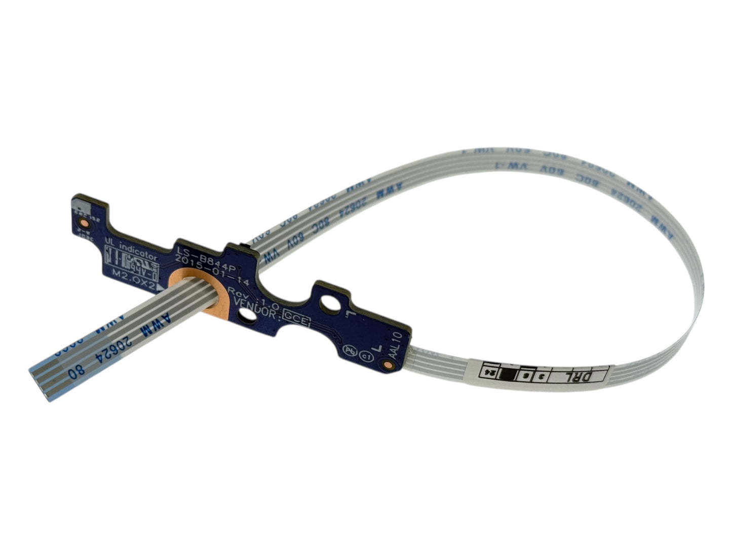 Compatible On/Off Switch for Dell 94MFG 094MFG 10W9N 010W9N LS-B844P AAL20 NBX00015200 NBX0001QF0 NBX0001S200, AAL20_POWER_BOARD_FPC_BDW