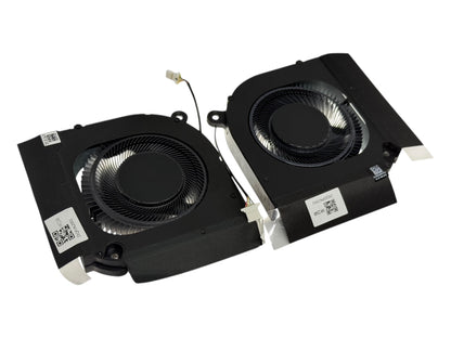 Original Cooling Fan Set CPU + GPU for Acer QFJN2.001 23.QGPN2.001 23.QGPN2.002 23.QFJN2.002 DFSCL12E16486M NS8CC19-21G12 DFSCK22D05883M NS8CC19-21G11