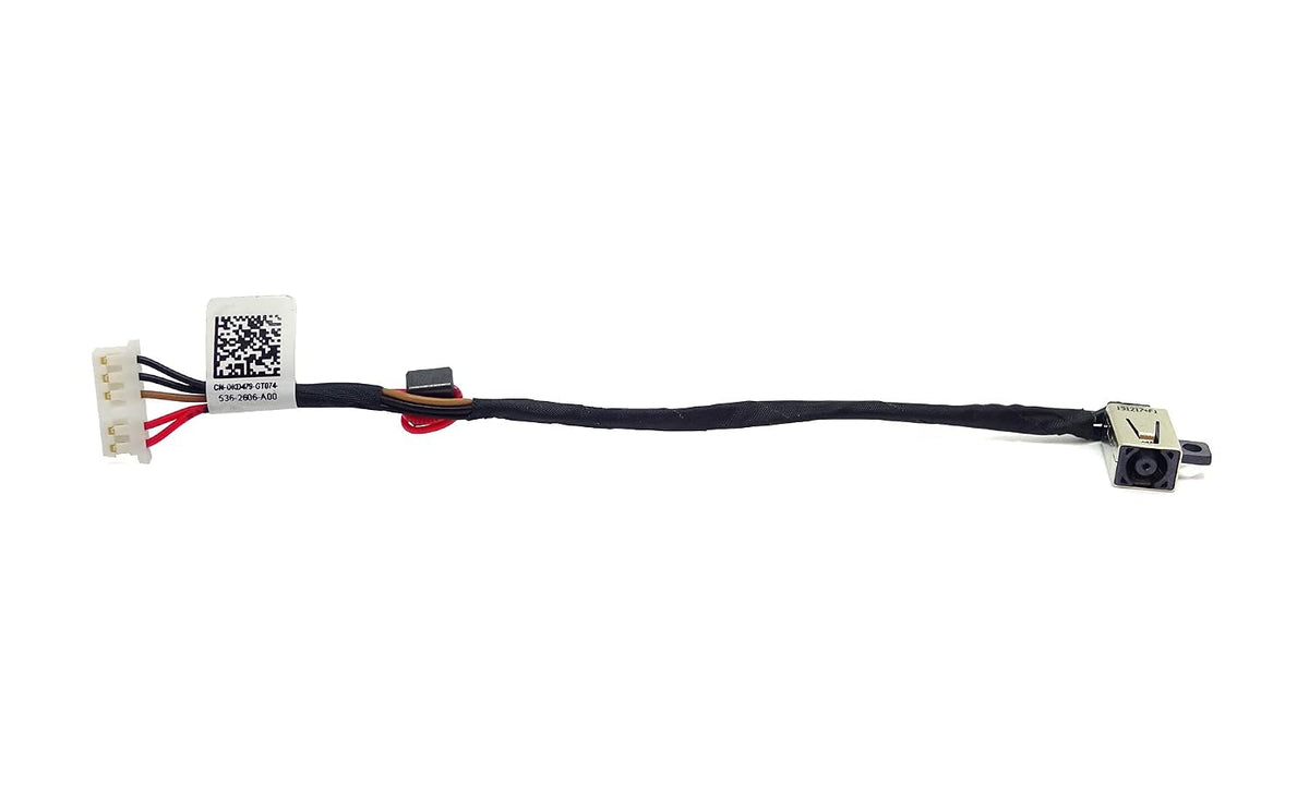 Compatible Connection Power Supply DC Power Jack Cable for Dell Inspiron 15 3551, Vostro 15 3558 NP: KD4T9