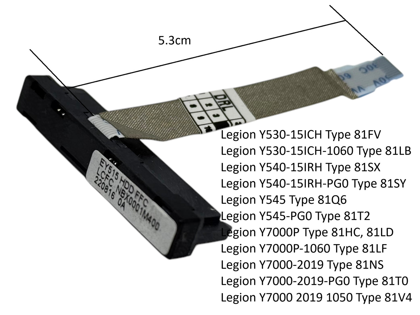 Compatible SATA Hard Drive Cable for Lenovo 5C10R40220 NBX0001M400 EY515 NBX0001M410