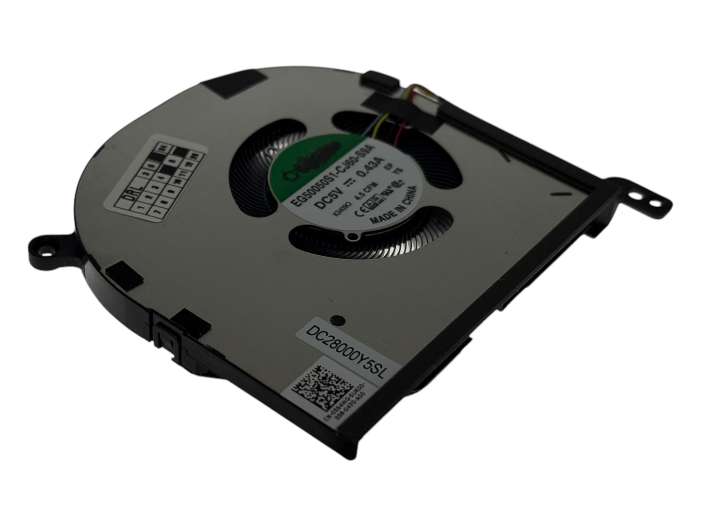 Compatible CPU Cooling Fan for Dell 594WG 0594WG ND75C87-21F08 EG50050S1-CJ60-S9A DC28000Y5S