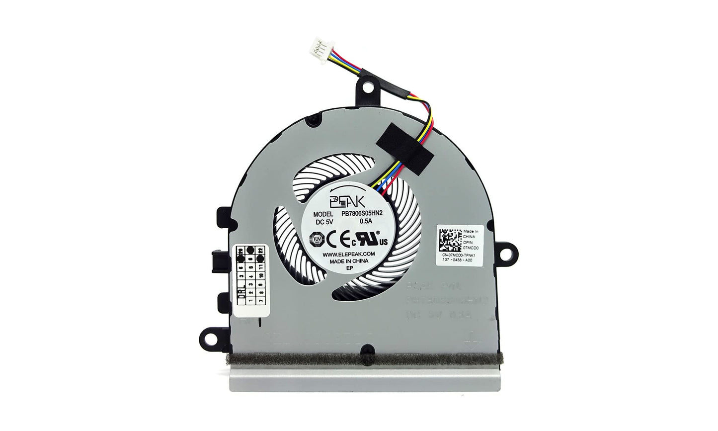 Compatible CPU Cooling Fan for Dell 7MCD0 07MCD0 DC28000K7F0 DFS531005MC0T