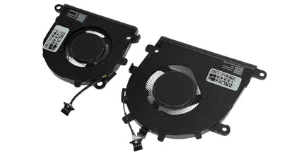 Compatible CPU + GPUS FANS SET DFS5K121142621, DFS5F22B048671, HQ2330045J007, HQ2330045K007, BN6505S5H-005P, BN5505S5H-000P for Le novo Slim 7 14 IRP8, 1 4IMH9, Slim 6 14APU8, 14IAP8, 14IRH8, 14IRP8