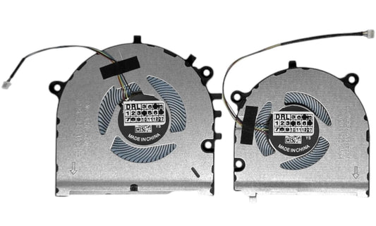 Compatible Cooling fan set for Lenovo ThinkBook 14s-IWL type 20RM, ThinkBook 14s-IML type 20RS, model DFS5K123043630, DFS150305180T, 5F10S13903