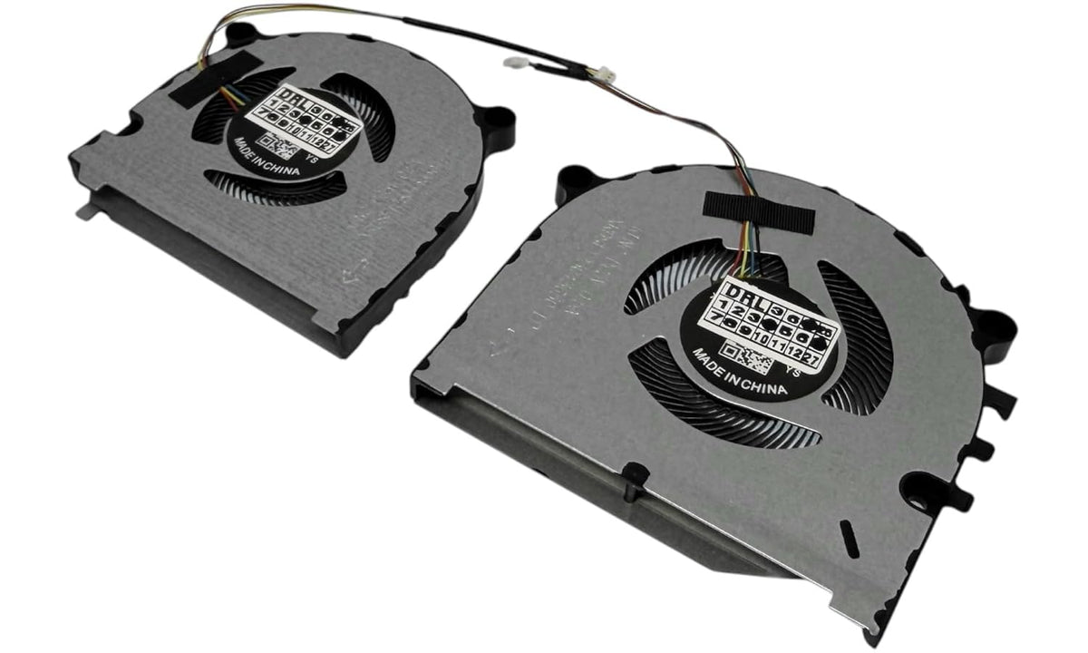 Compatible Cooling fan set for Lenovo ThinkBook 14s-IWL type 20RM, ThinkBook 14s-IML type 20RS, model DFS5K123043630, DFS150305180T, 5F10S13903