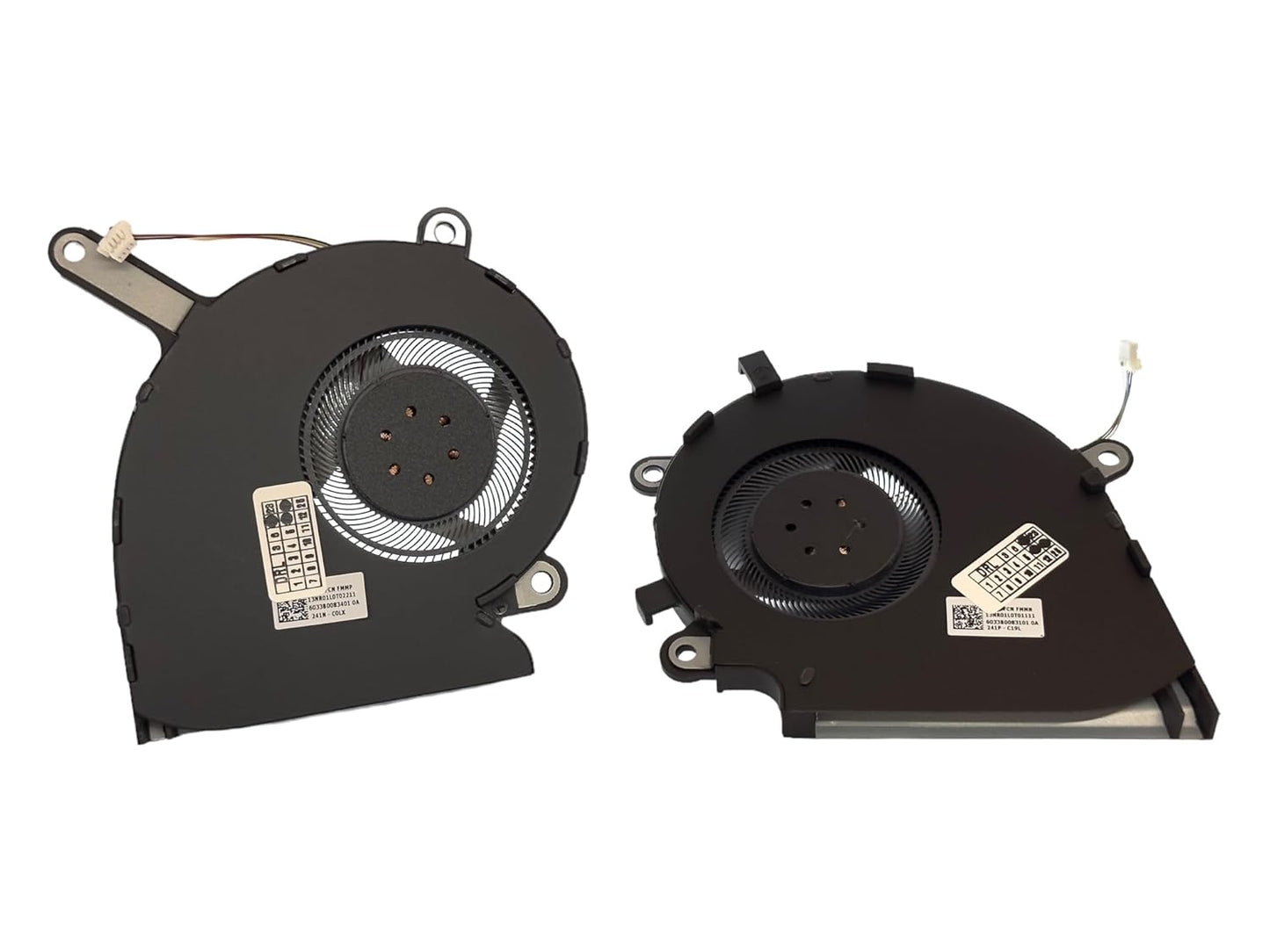 Compatible Cooling Fan Set CPU + GPU for Asus 13NR01L0T01111 13NR01L0T02211 DFS5K12115491M DFS5K12304363N