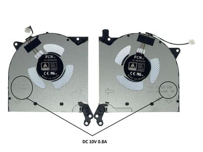 Compatible Cooling Fan Set CPU + GPU for Lenovo 5H40S20382 5H40S20383 5H40S20304 5H40S20312 5H40S20311 5H40S20448 5H40S20305 5H40S20449 5H40S20310