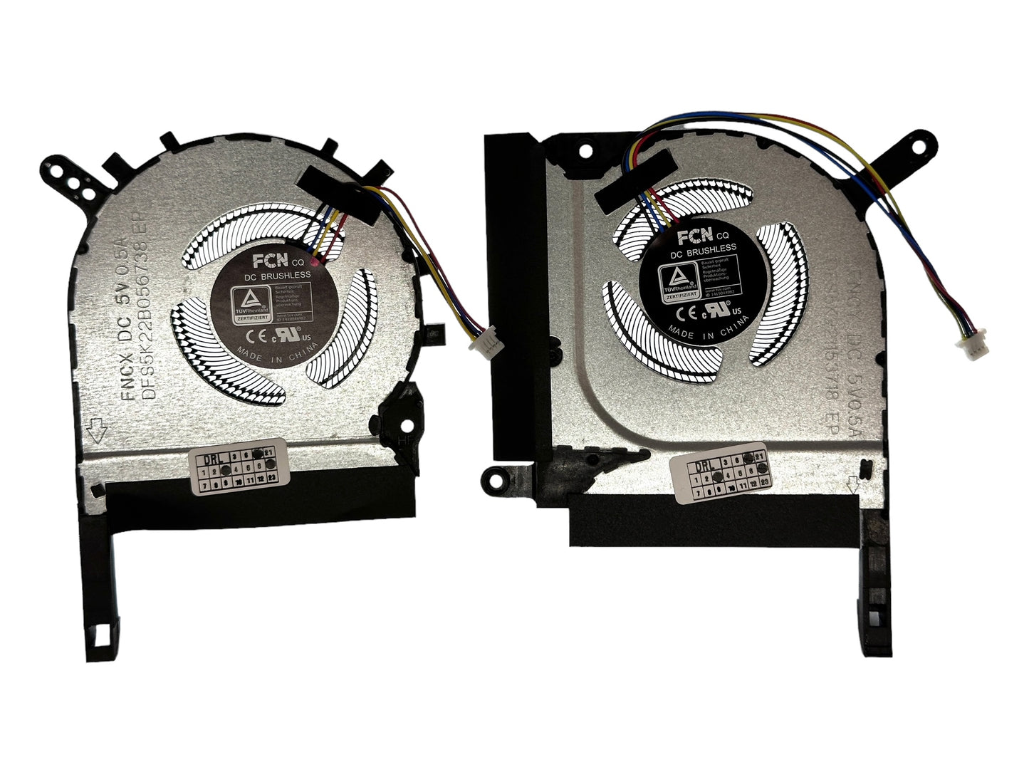 Cooling Fan Set CPU + GPU for Asus 13NR0600T05011 13NR0600T04011 13NR0750T01011 DFS5K22B056738 DFS5K2211533718 DQ5D577E009 DQ5D577E010