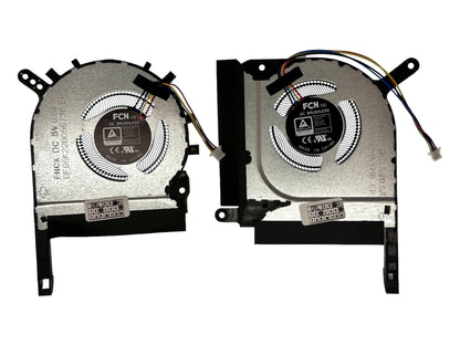 Cooling Fan Set CPU + GPU for Asus 13NR0600T05011 13NR0600T04011 13NR0750T01011 DFS5K22B056738 DFS5K2211533718 DQ5D577E009 DQ5D577E010
