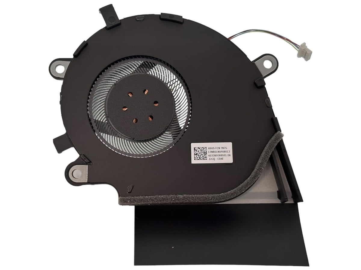 Compatible CPU fan (DC:12V 1A) 13NR01N0P08013, DFSCK22105182L, for Asus G712LV, G712LW, G712LWS, G731GW, G732LV, G732LW, G732LWS, G512LV, G512LW, G512LG5WS, G531GW, G532LV, G532LW, G532LWS
