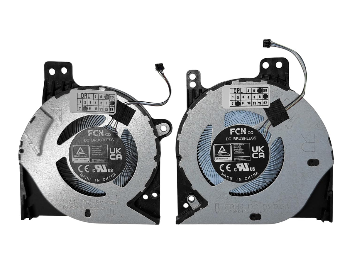 Compatible Fan set for Asus ROG Flow Z13 GZ301VF, GZ301VI, GZ301VIC, GZ301VU, GZ301VV, 13NR0BH0T01011, 6033B0119401, 13NR0BH0T02011, 6033B011 9301
