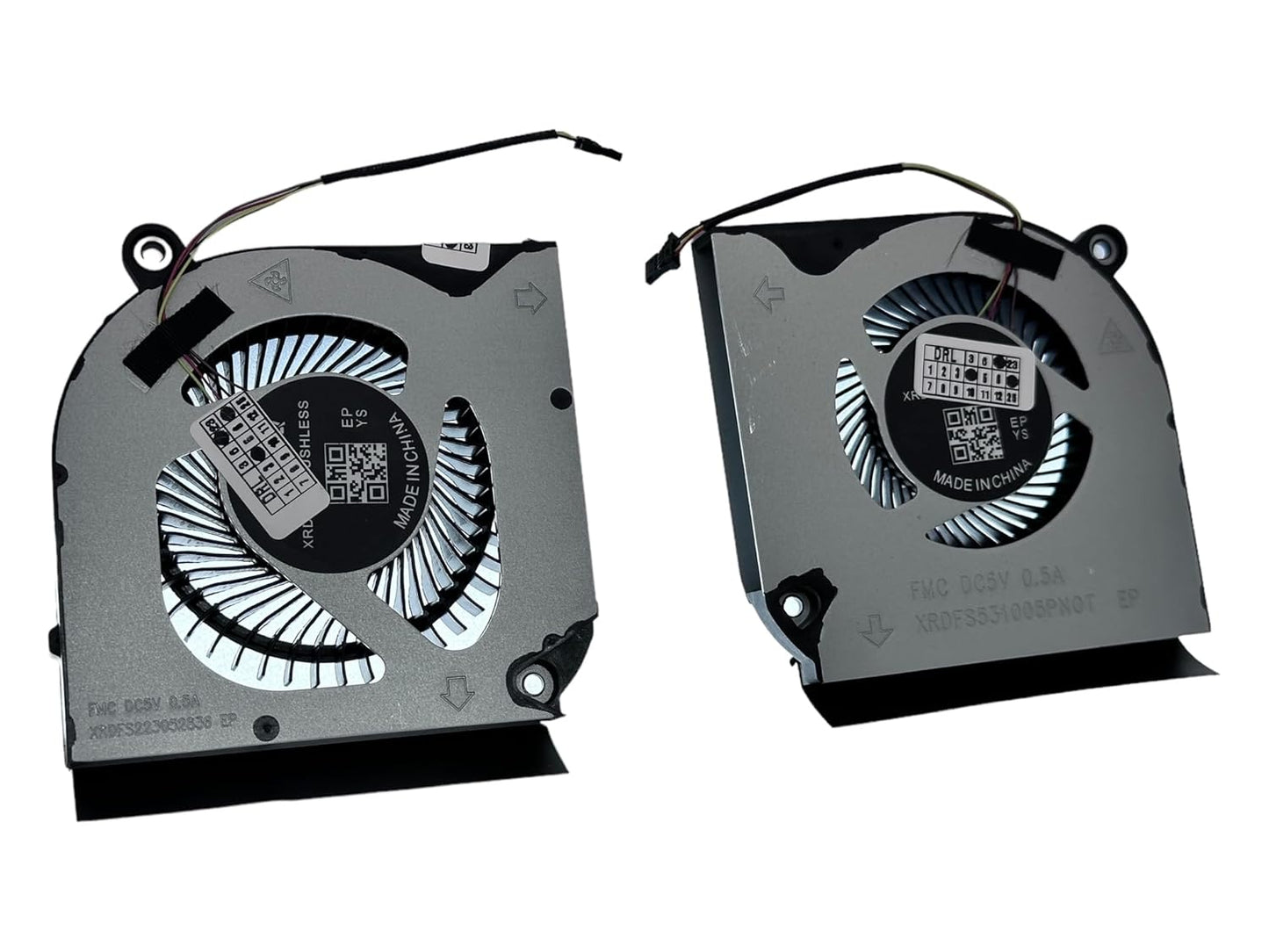 Compatible Cooling Fan Set CPU + GPU for Acer 23.QB9N2.002 23.QB9N2.001 DFS5K223052836 NS85C51-20H13 NS85C51-20H15 DFS531005PL0T