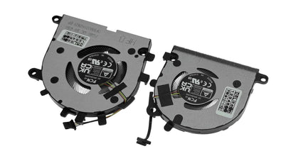 Compatible CPU + GPUS FANS SET DFS5K121142621, DFS5F22B048671, HQ2330045J007, HQ2330045K007, BN6505S5H-005P, BN5505S5H-000P for Le novo Slim 7 14 IRP8, 1 4IMH9, Slim 6 14APU8, 14IAP8, 14IRH8, 14IRP8
