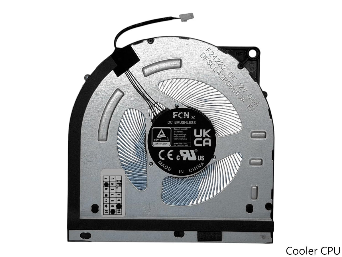 Compatible Fan for Lenovo LOQ 15IAX9, 15IRX9 DC12V 5H40S20999, 5H40S21000, 5H40S21001, DFSCL42P16593A