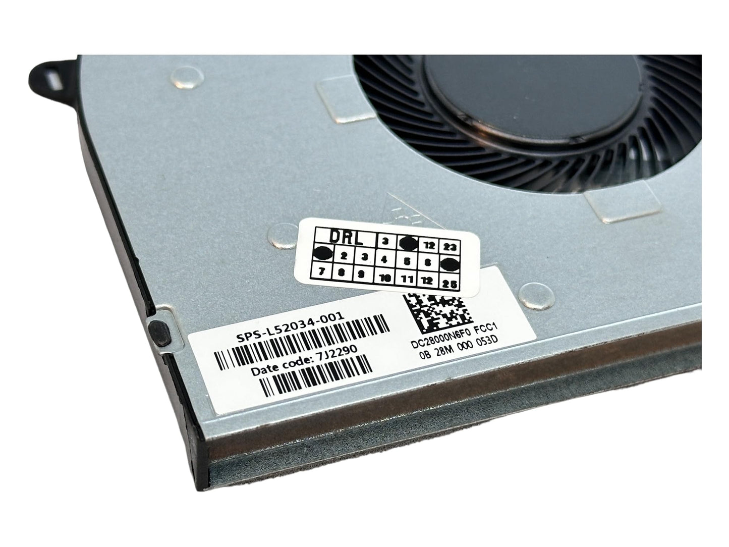 Compatible CPU Cooling Fan for HP L52034-001 L53752-001 DFS5K12114464N DC28000N6F0