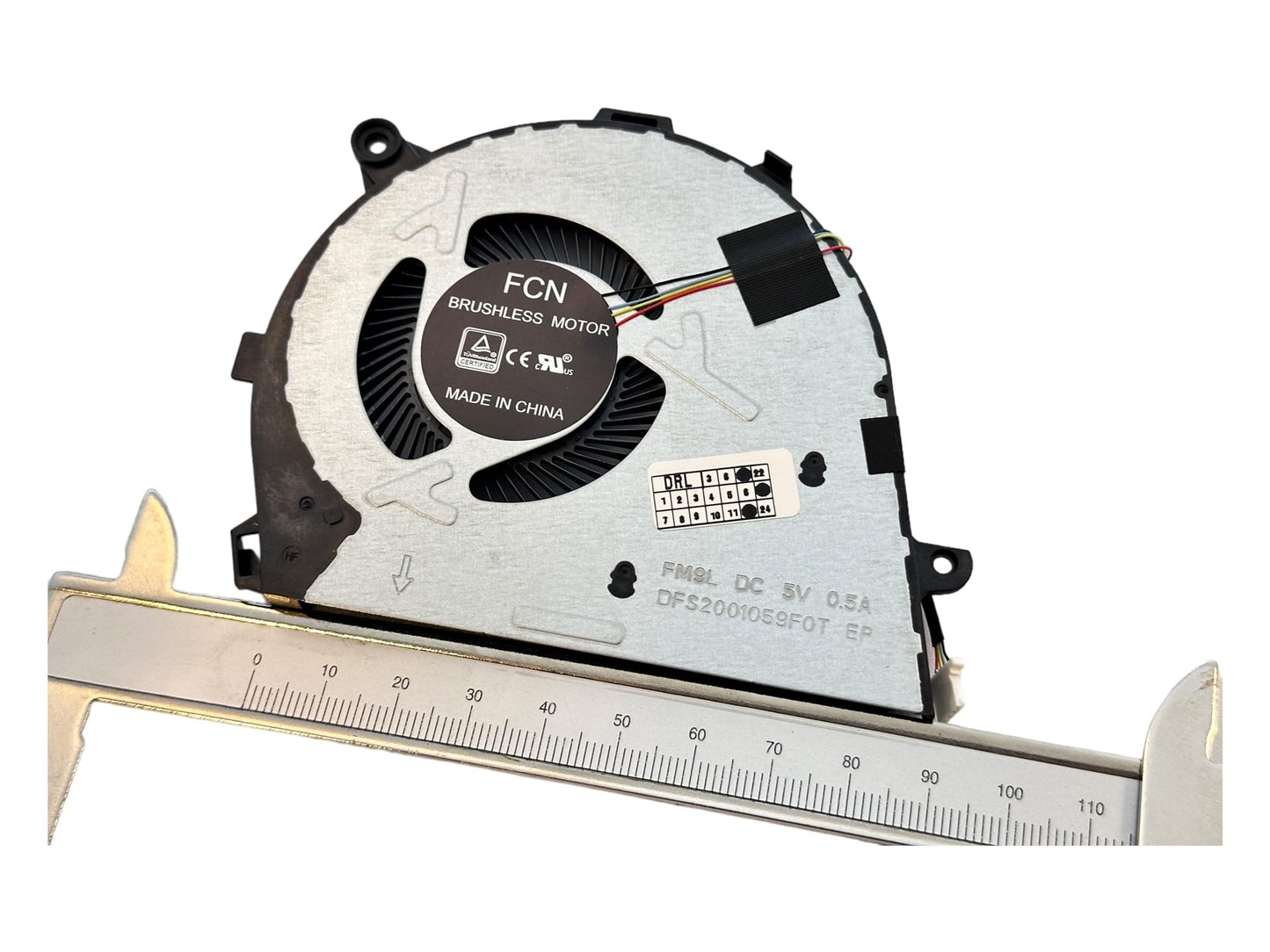 Compatible CPU Cooling Fan for Lenovo 5F10Y88575 DFS2001059F0T DC28000OWF0